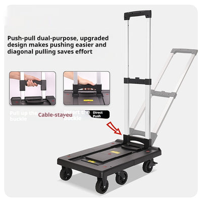 Carrito Portátil Plegable para Equipaje y Compras - Image 3