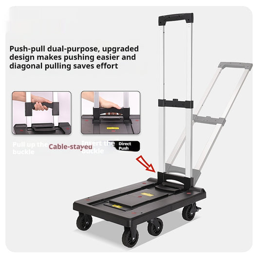 Carrito Portátil Plegable para Equipaje y Compras - Image 3