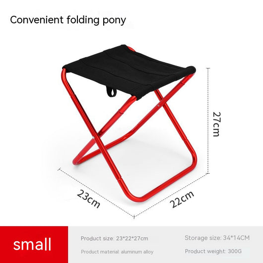 Taburete Plegable de Aluminio para Exterior - Image 6