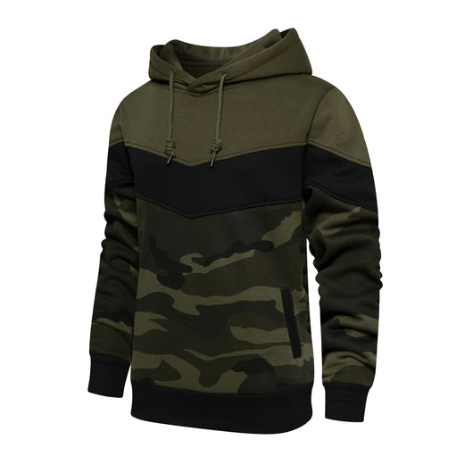 Camiseta Combinada de Colores para Hombre - Estilo Europeo y Americano - Image 2