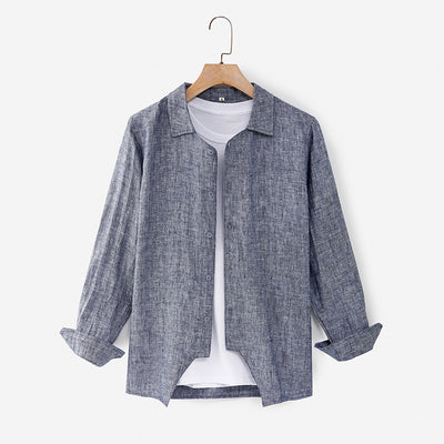 Camisa de Lino para Hombre Primavera Verano - Image 9