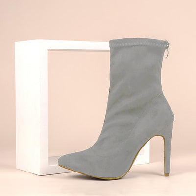 Botas de Tacón Stiletto en Gamuza para Mujer - Image 7