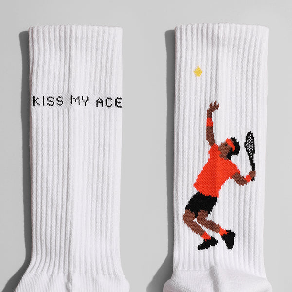 Calcetines Deportivos para Parejas con Patrón Serve - Image 3