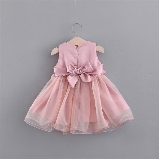 Vestido Infantil con Bordado Tridimensional para Niña - Image 7