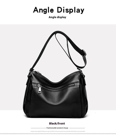 Bolso Bandolera de Cuero Genuino con Gran Capacidad para Mujer - Image 20