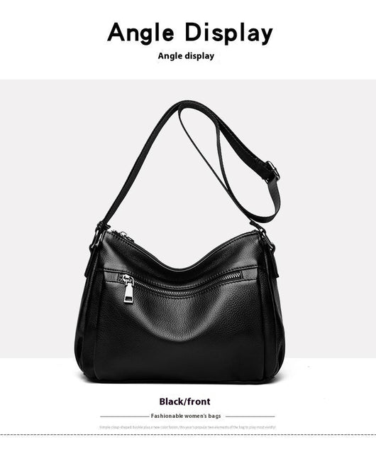 Bolso Bandolera de Cuero Genuino con Gran Capacidad para Mujer - Image 20
