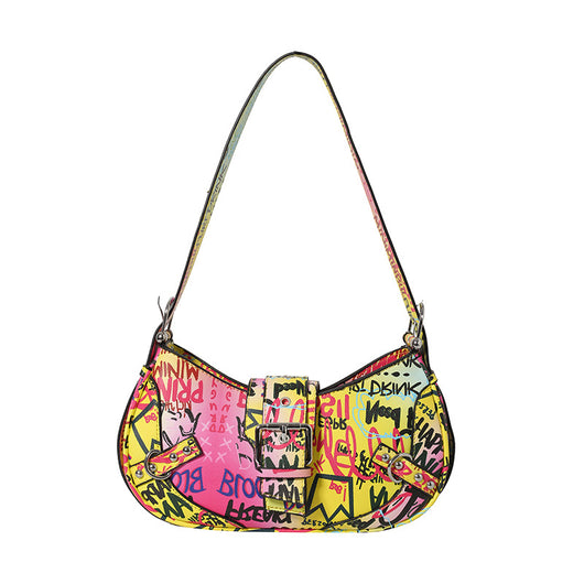 Bolsa de Hombro Messenger con Diseño de Letra de Moda - Image 5