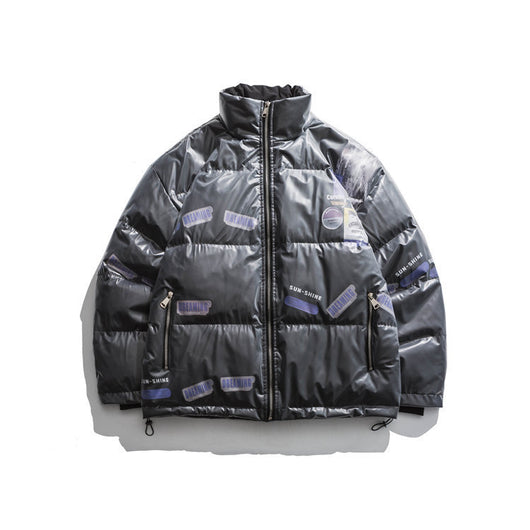 Chaqueta Acolchada con Cuello Mao para Hombre Joven - Image 10