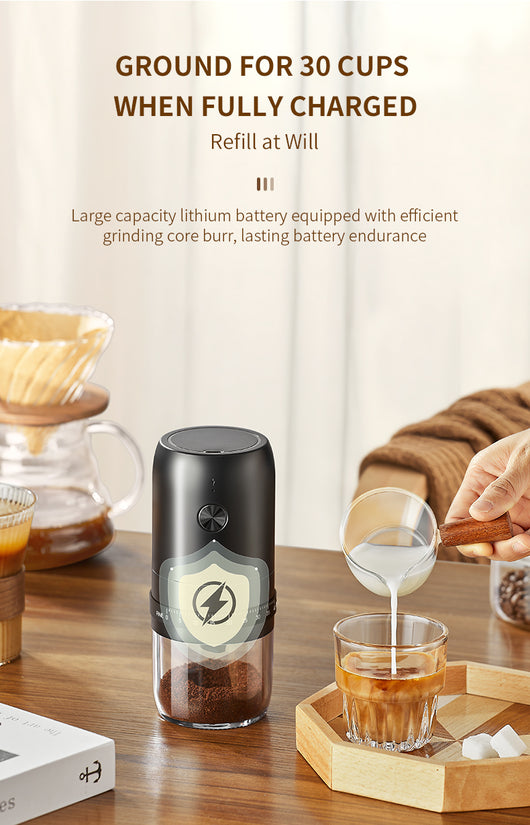 Molinillo de Café Eléctrico Recargable con Ajuste de Precisión - Image 3