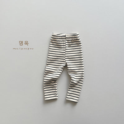 Leggings Infantiles a Rayas - Pantalones Ajustados Cómodos para Niños - Image 9