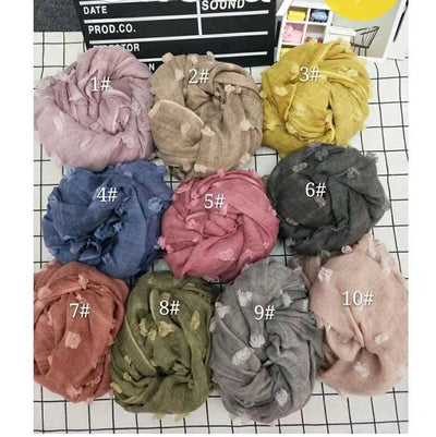 Pañuelo Tie Dye de Algodón y Lino para Mujer Musulmana - Image 14