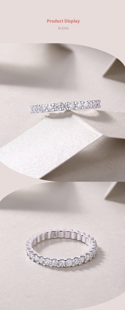 Anillo de Moissanita Plata 925 para Mujer - Image 9