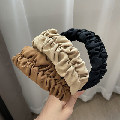 Diadema Vintage con Pliegues y Borde Ancho - Image 11