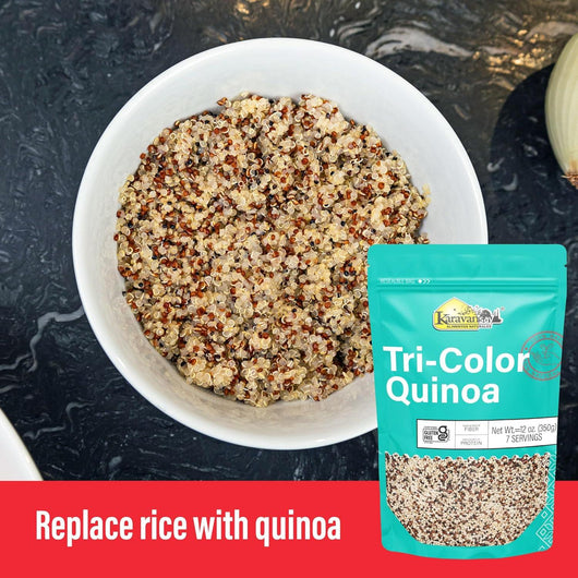 Tripack de Quinuas Karavansay – Negra, Roja y Tricolor - Tekeno