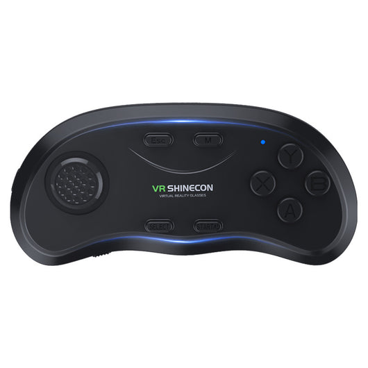 Black universal game console handle with green 'VR SHINECON' logo, featuring a joystick and multiple buttons. - Image 10