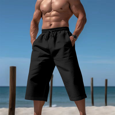 Pantalones Capri Casuales Transpirables para Hombre - Image 32