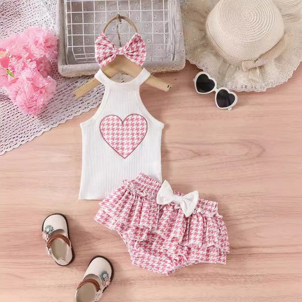 Conjunto Elegante de Dos Piezas para Niña: Chaleco Acolchado y Vestido Corto