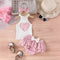 Conjunto Elegante de Dos Piezas para Niña: Chaleco Acolchado y Vestido Corto