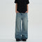 Jeans Lavados Rectos Oversize de Pierna Ancha