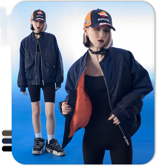 Chaqueta Bomber Colorblock para Hombre - Tendencia Actual - Image 6