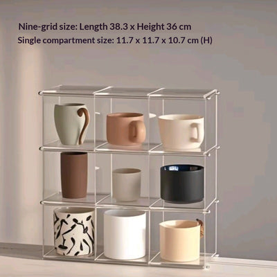 Estantería de Escritorio Transparente Modular Multi-nivel - Image 15