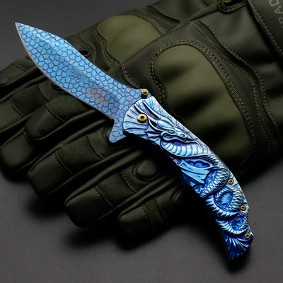 Cuchillo Portátil para Frutas con Diseño de Dragón - Image 5