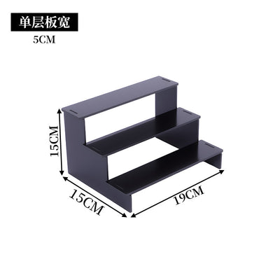Estantería de Almacenamiento Acrílico Negro - Ensamblaje sin Herramientas - Image 6