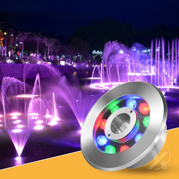 Lámpara Sumergible LED para Jardín y Espacios Exteriores