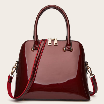 Bolso Tote Brillante para Mujer con Asa de Hombro - Image 4