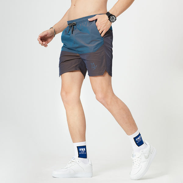 Pantalones Casuales de Contraste para Hombre - Ajuste Holgado Fitness Verano