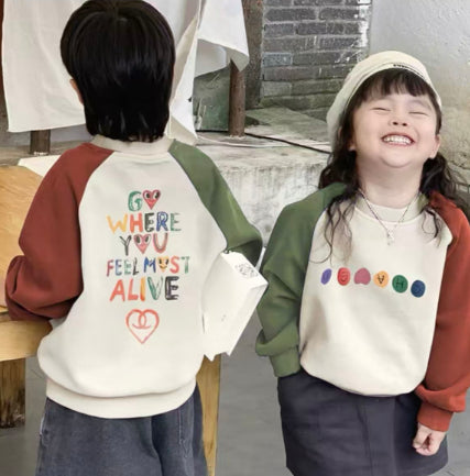 Sudadera a Juego para Padres e Hijos en Naranja Calabaza - Image 2