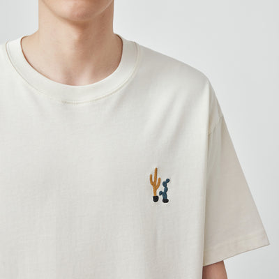 Playera Holgada para Hombre con Estampado Cartoon 230g - Image 3