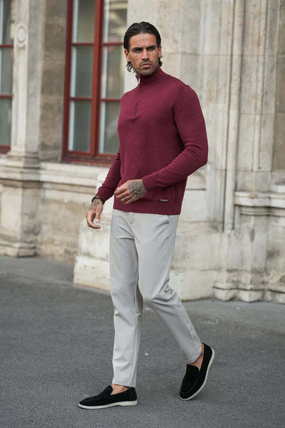 Pantalones de Vestir Casuales Lisos para Hombre - Multiusos Ejecutivos - Image 19
