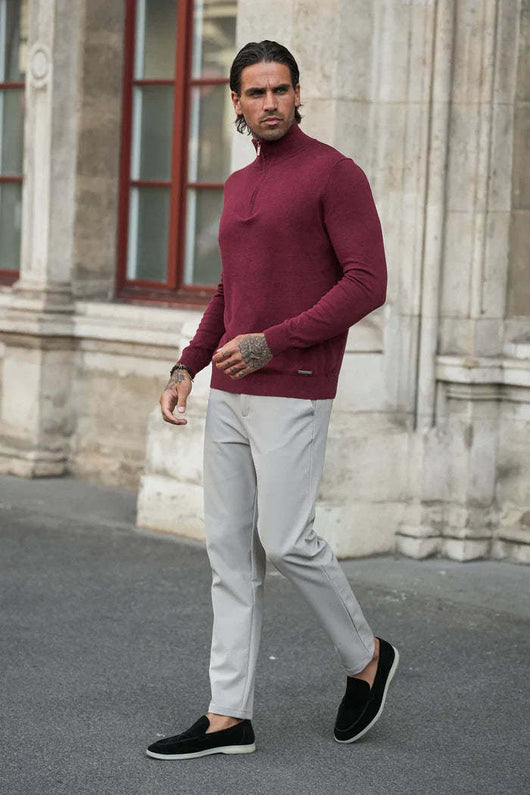 Pantalones de Vestir Casuales Lisos para Hombre - Multiusos Ejecutivos - Image 19