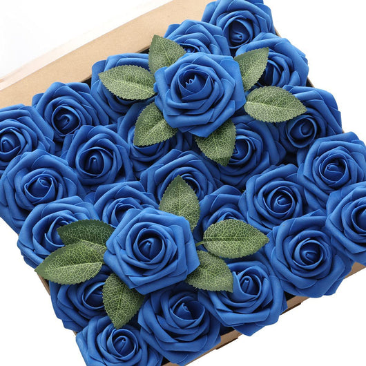 Rosas de Espuma PE con Tallo y Hojas - 25 Flores Decorativas para Bodas y San Valentín - Image 9