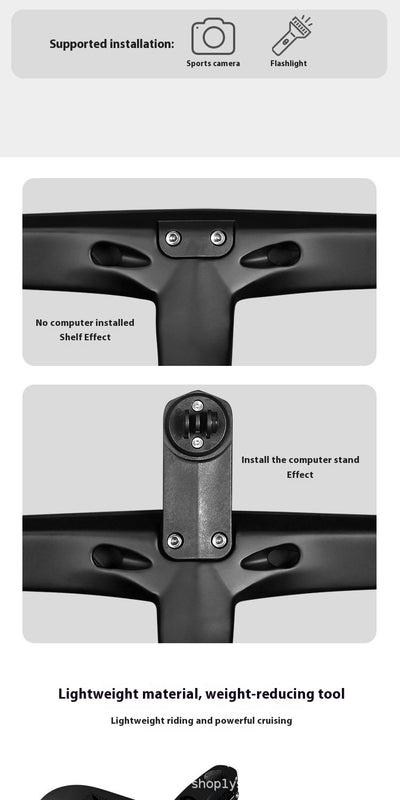 Manillar de Carbono Integrado para Bicicleta de Ruta de Alto Rendimiento - Image 13