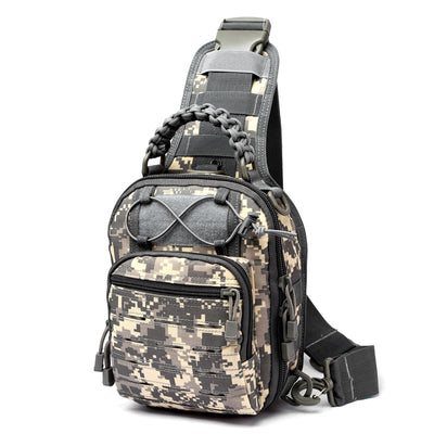 Mochila Táctica de Ciclismo con Cobertor de Ventilador - Camuflaje Militar - Image 12