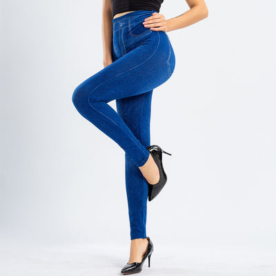Leggins sin Costuras Estilo Denim con Efecto Levantador - Image 11