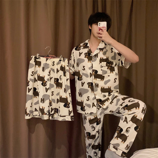 Pijama Estampado Digital para Hombre - Tela Premium