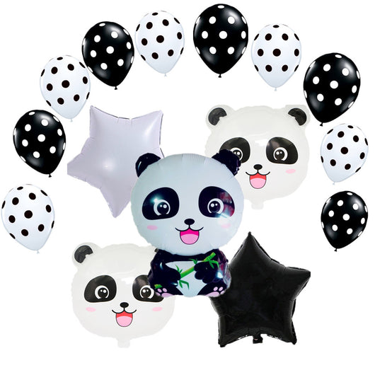 Globos Decorativos de Aluminio Diseño Panda para Fiestas Infantiles - Image 3