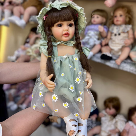 Muñeca Realista de 55cm - Simulación en Plástico Premium