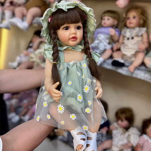 Muñeca Realista de 55cm - Simulación en Plástico Premium