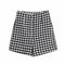 Conjunto de Shorts Houndstooth para Mujer - Diseño Texturizado Elegante
