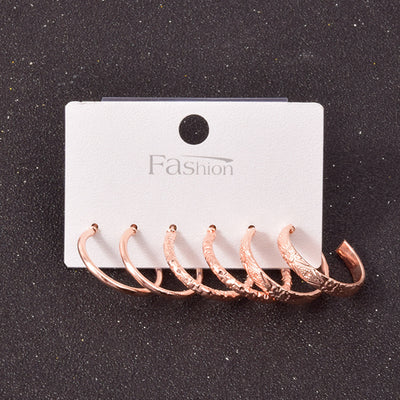 Set de Aretes Cuadrados en Aleación Metálica - Image 46