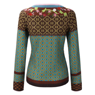 Abrigo Suéter Largo Tejido para Mujer - Abrigo de Invierno - Image 7