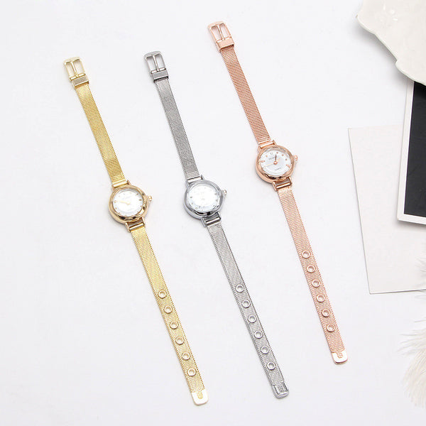 Reloj de Moda para Mujer con Pulsera de Malla Elegante