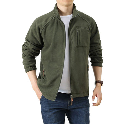 Chaqueta de Forro Polar con Cuello Alto para Hombre - Image 5