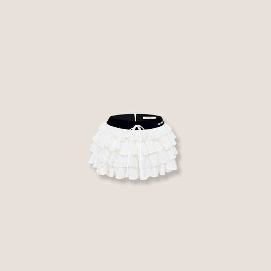 Falda Blanca Primavera con Bordados Hipster - Image 2