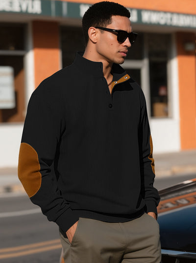 Suéter Casual de Cuello Alto para Hombre - Otoño e Invierno - Image 14