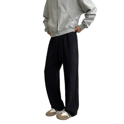Pantalones Casuales Holgados de Pierna Ancha para Hombre - Image 6